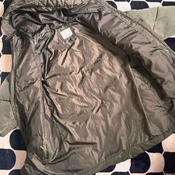 Zara Girls Army Green Jacket Size 8 - Picture 2 of 4